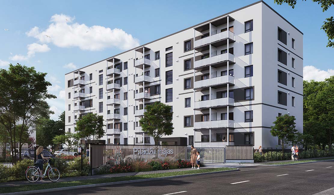 Jaunais Bonava projekts "Pīlādžu mājas" - gatavi dzīvokļi ar virtuvi Ziepniekkalnā, Tumes ielā 25.