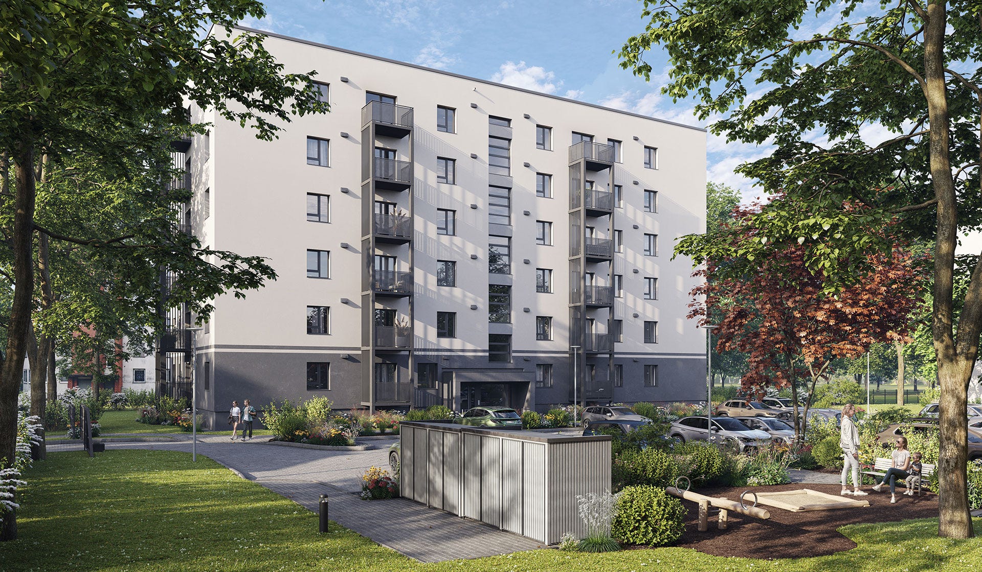 Bonava projekts "Šampētera kvartāls", 1.māja Stendes ielā 10