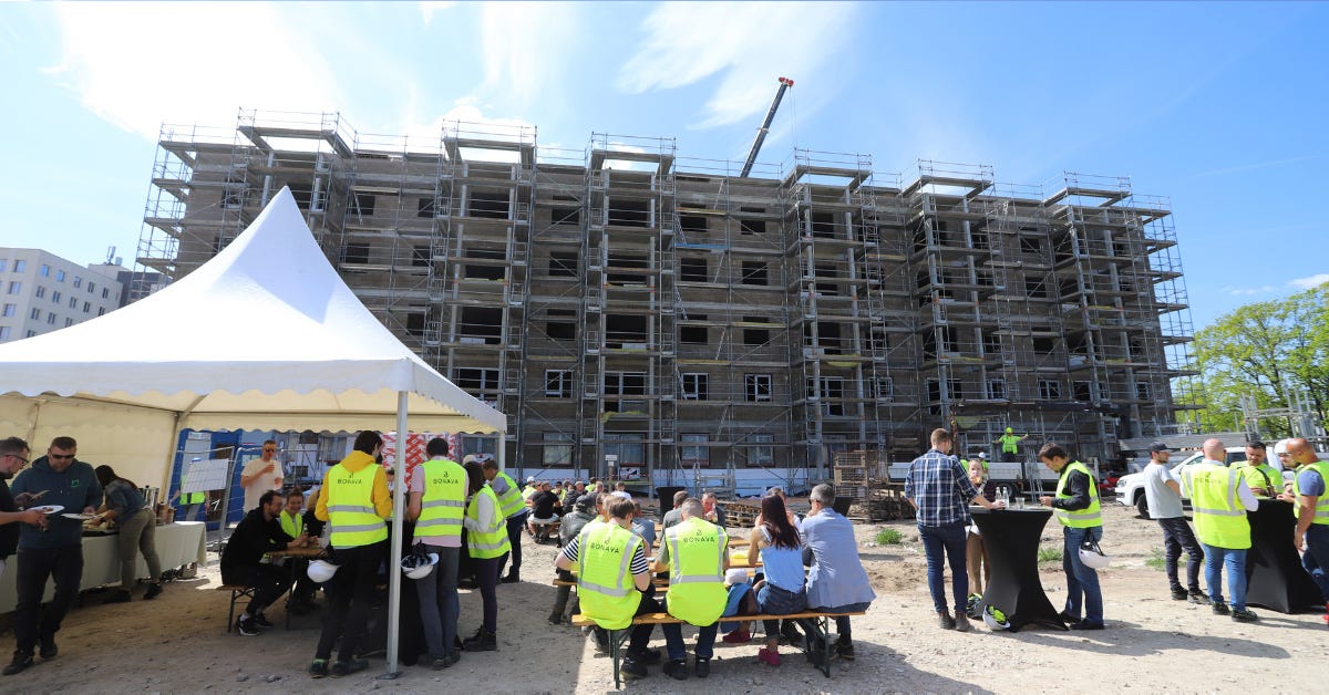 "Blūmendāles mājas" Prūšu iela 1E ķenBonava Latvija projekts garagā Rīgā Jaunie projekti Rīgā 