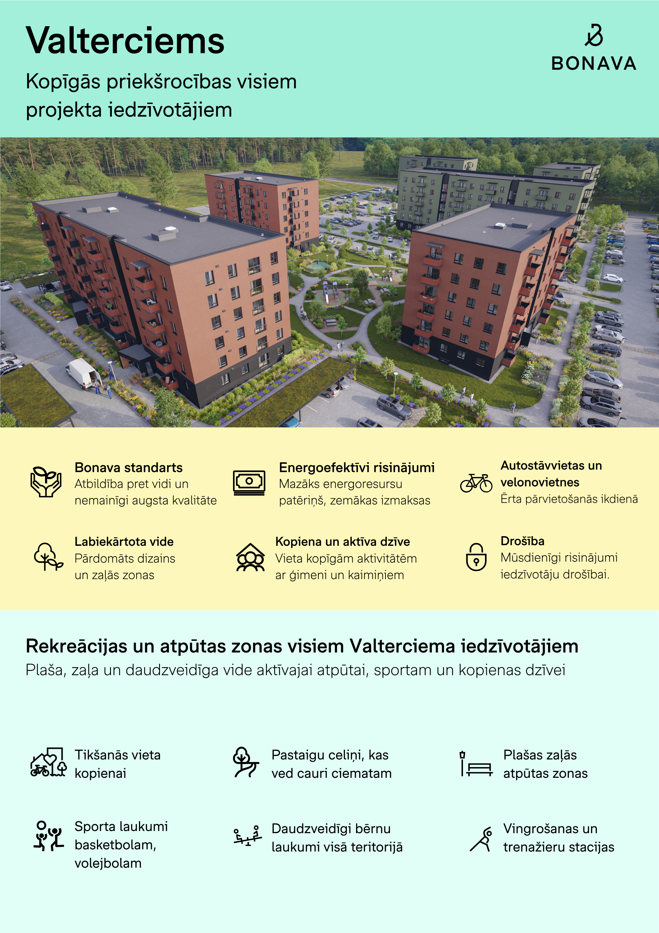 Jaunā projekta Valterciems priekšrcības
